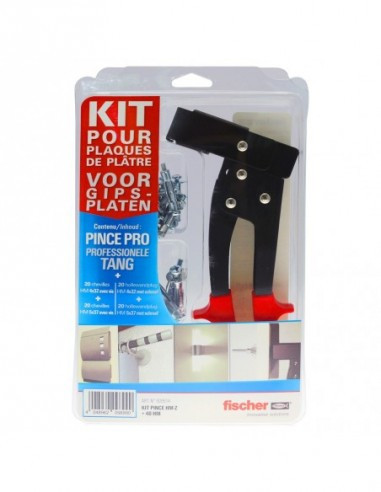 Boite Kit Pince + 40 Chevilles Fischer Hm