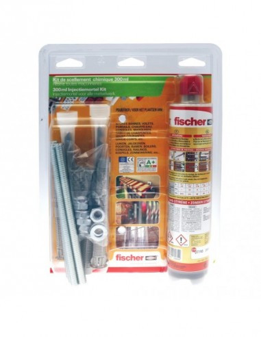 Kit De Scellement Fis P 300 T Fischer Avec Accessoires