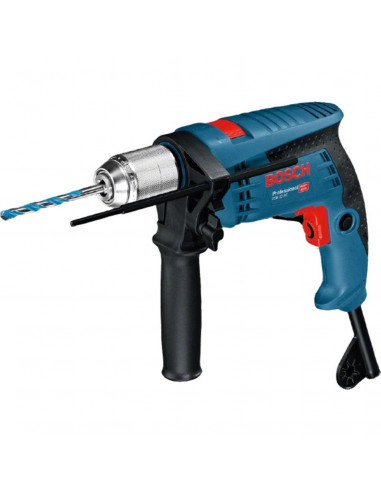 Perceuse À Percussion Bosch 600 W Gsb 13 Re + Coffret