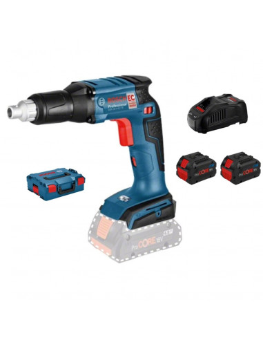 Visseuse Plaquiste Bosch Gsr 18v-Ec Te 8ah Procore L-Boxx