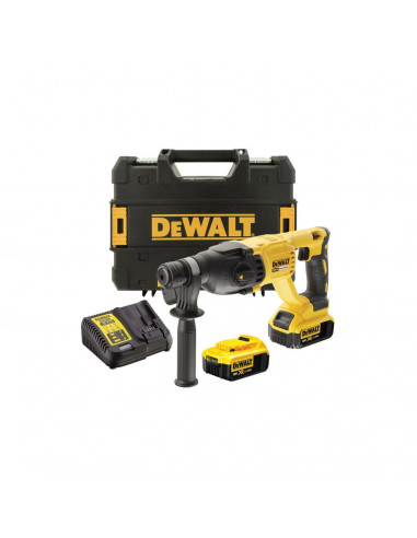 Perforateur Dewalt Sds 18 V 3 Modes 2,6 J + 2 Batteries 4 Ah + Chargeur + Coffret T-Stak