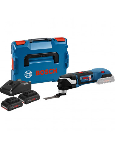 Découpeur Ponceur Sans Fil Bosch Gop 18v-28 + 2 Batteries Procore 4ah + Chargeur Gal18v